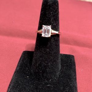 Moissanite ring